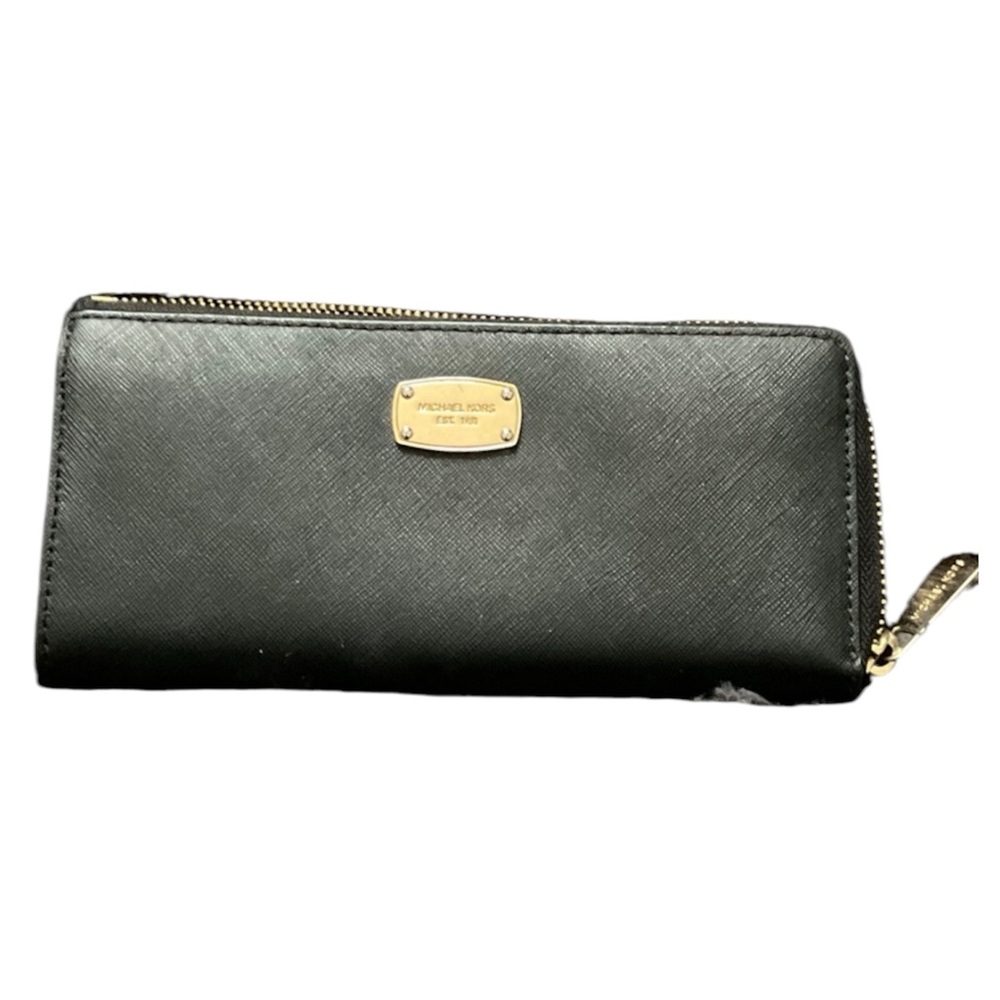 Michael Kors Black Saffiano Leather Wallet